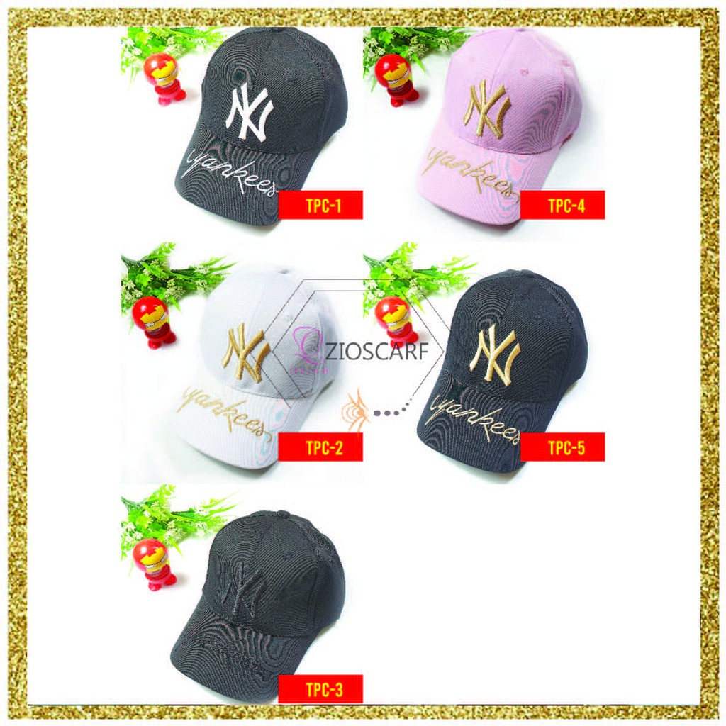 Topi wanita Baseball NYFashion Outdoor snapback Topi Korea pria wanita TPC Import