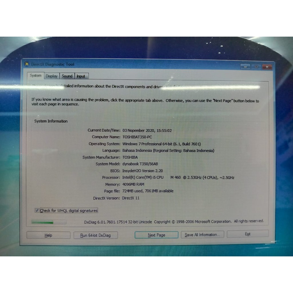 東芝dynabook T350 56AB i5 SSD256GB