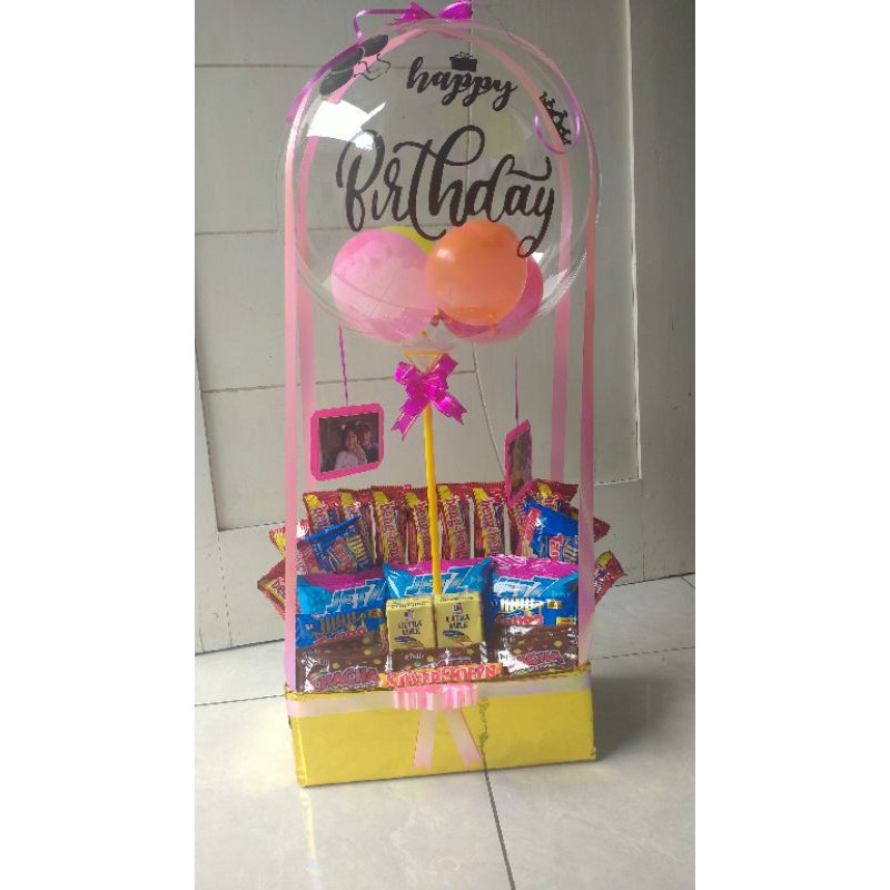 

snack bucket balon