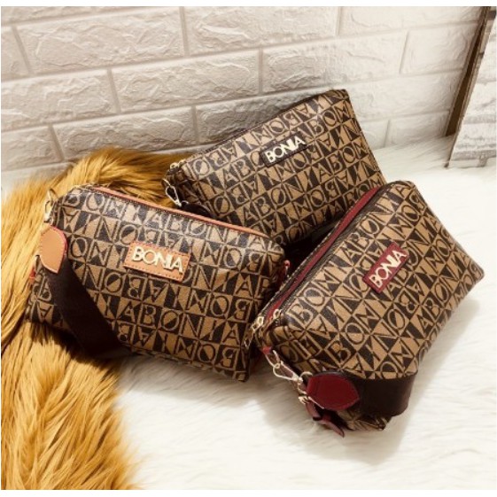 SALE  TAS WANITA SELEMPANG BONIA KARDASHIAN 2RUANG SUPER QUALITY SELEMPANG IMPORT BATAM