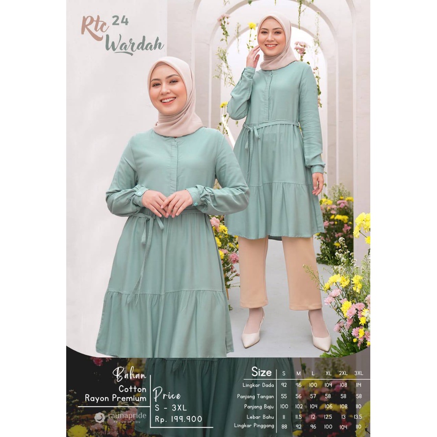 Rauna Tunic Wanita / RTC-24 / Fashion Muslim