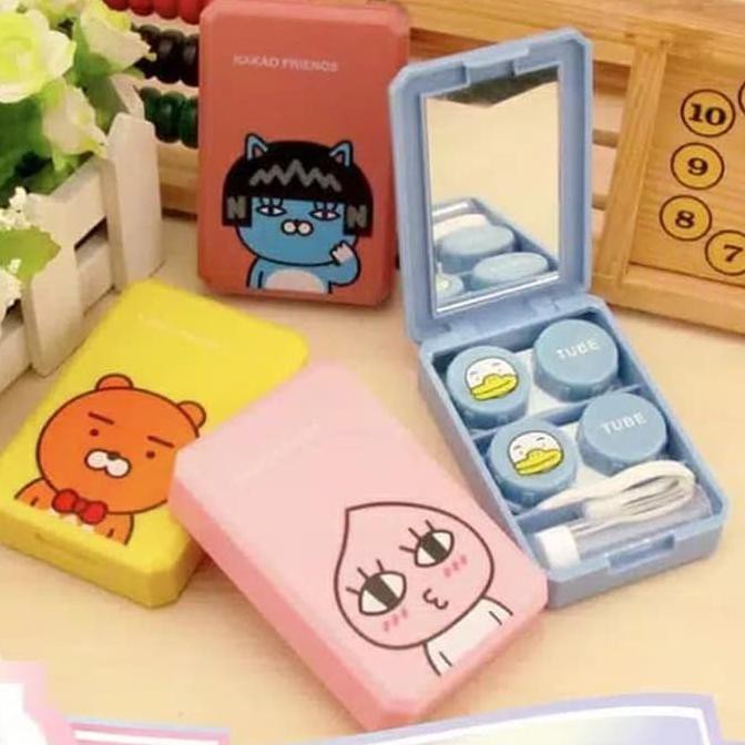 

50Ntrwx Tempat Softlens Kakao Friends / Kotak Soflens Kakao Friend - Kecil 1 Lencase, Neo 02Xrtx05
