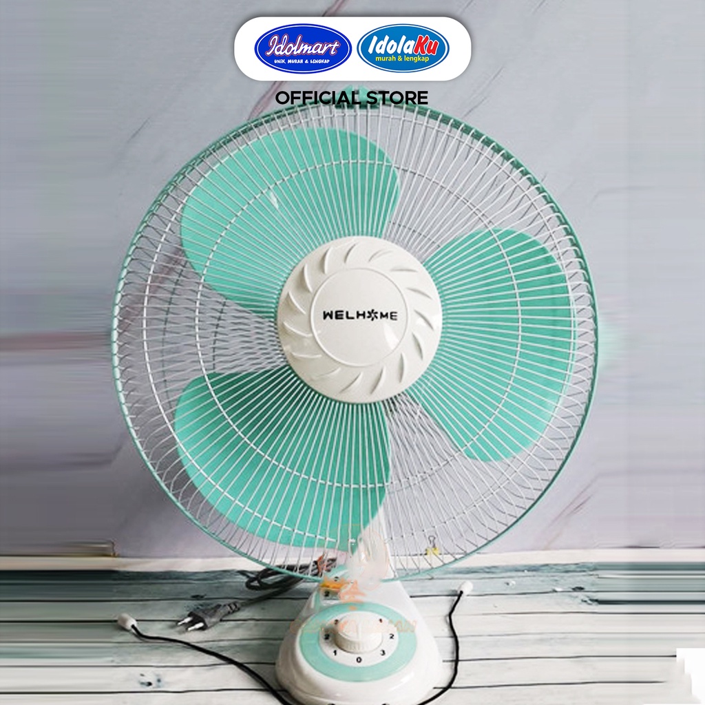 IDOLAKU Kipas Angin Dinding Welhome 12 Inch Wall Fan WH-1261 Murah - Semarang