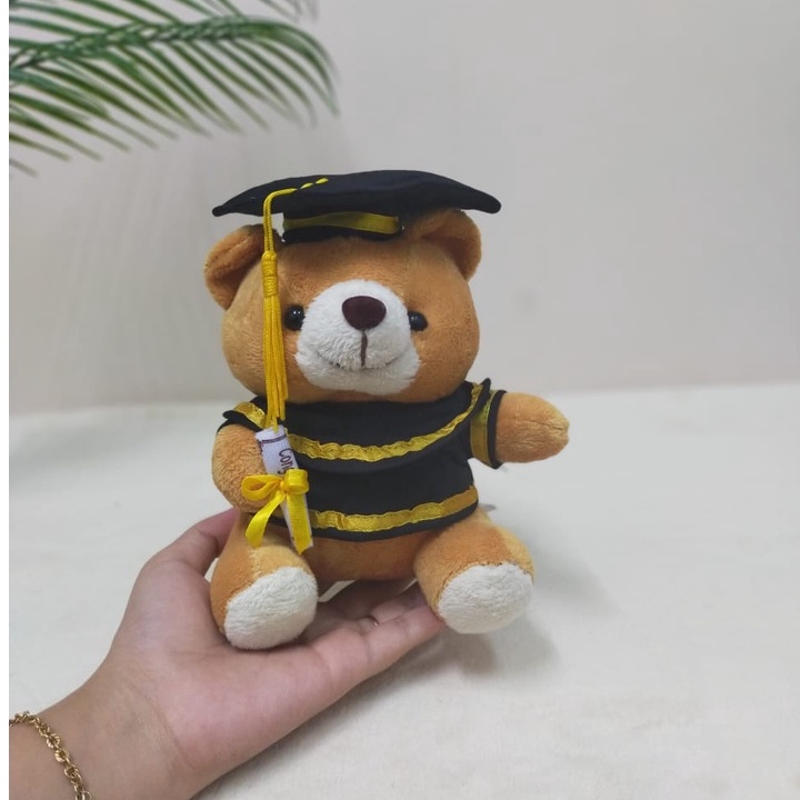 Boneka Wisuda Teddy Bear 18-20cm/Boneka Toga/Kado Boneka Wisuda/Souvenir Toga