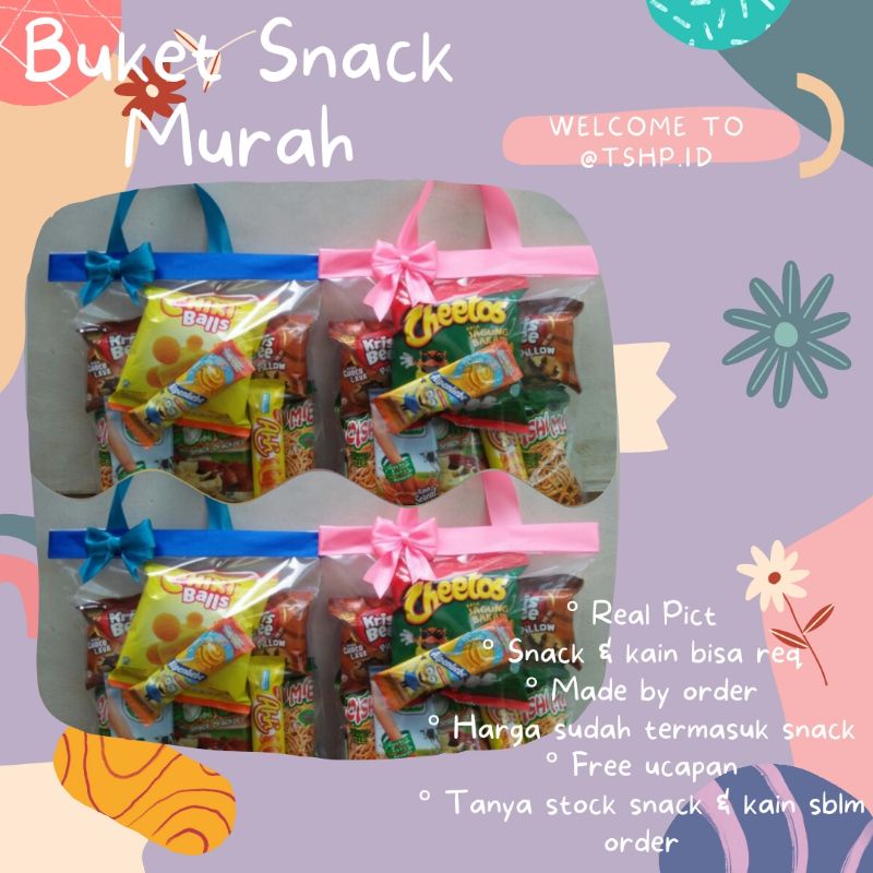 PARCEL SNACK MURAH / HAMPERS SNACK / BUKET SNACK MURAH (B36)