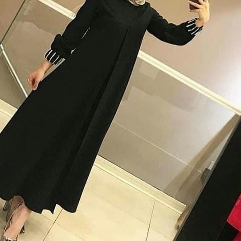 ♥ Yuriska Maxi - Bisa Gamis Baju Dress Busui Kondangan Long Dress Maxy Tangan Motif Mutiara Warna Po