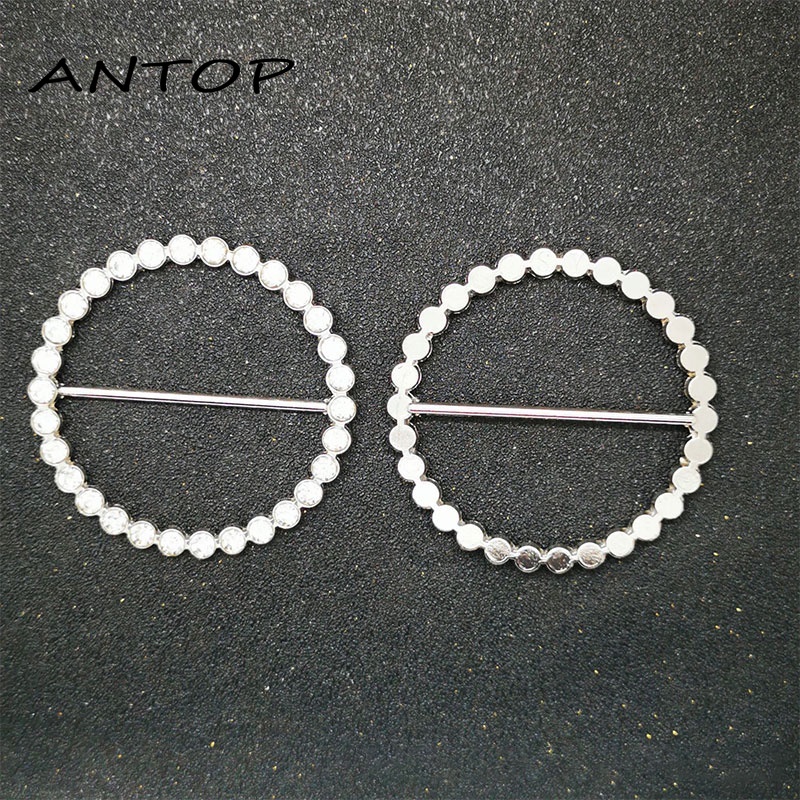 Bentuk Lingkaran Bros Dekoratif Multifungsi Yang Modis Dan Cantik ANTOP