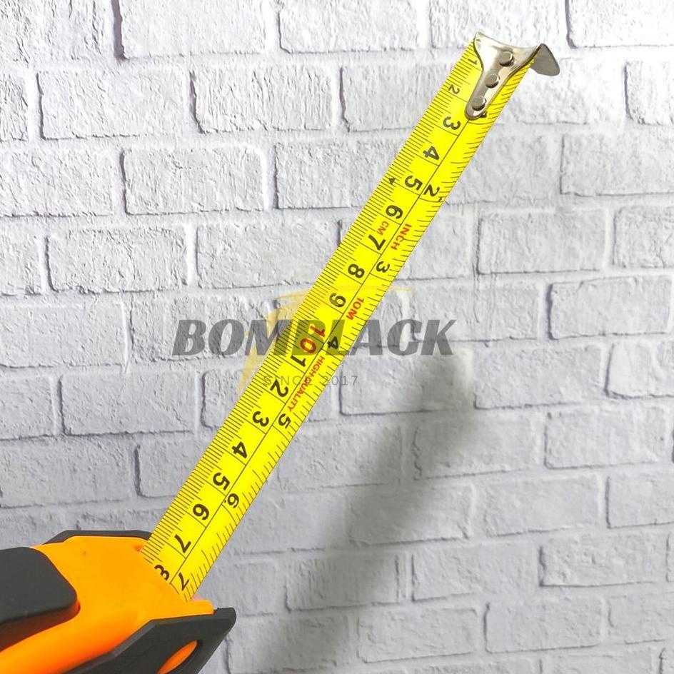 Meteran Tangan 10 Meter Meteran Karet Otomatis Self Lock 10m ONI