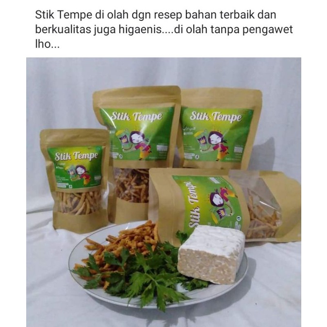 

STIK TEMPE GUSLIN Varian rasa pedas dan rasa original