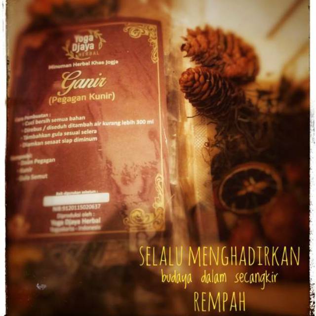

WEDANG GANIR (Pegangan Kunir) isi 5pcs ~ HERBAL JOGJA