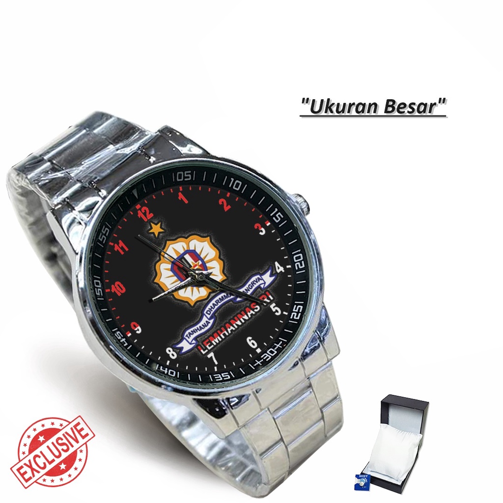 Jam Tangan Rantai Couple LEMHANAS R.I (Mantul)