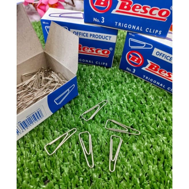 

Penjepit Kertas Paper Clips Besco No 3 Dan 5 FULL COULOR