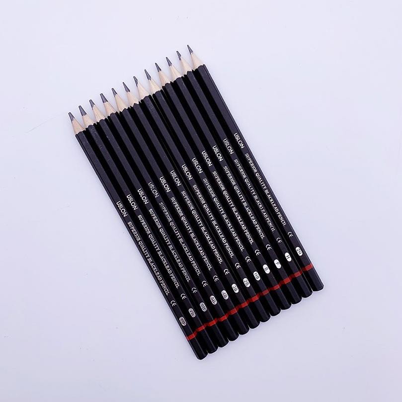 

PROMO SEMANGAT 12 pcs Pensil gambar sketsa set lengkap 2H H F B HB 2B 3B 4B 5B 6B 7B 8B Charcoal Pen