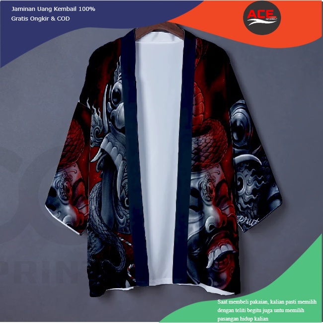 BAJU KINOMO PRIA JEPANG MURAH BATIK BALI BARONG PRIA DAN WANITA