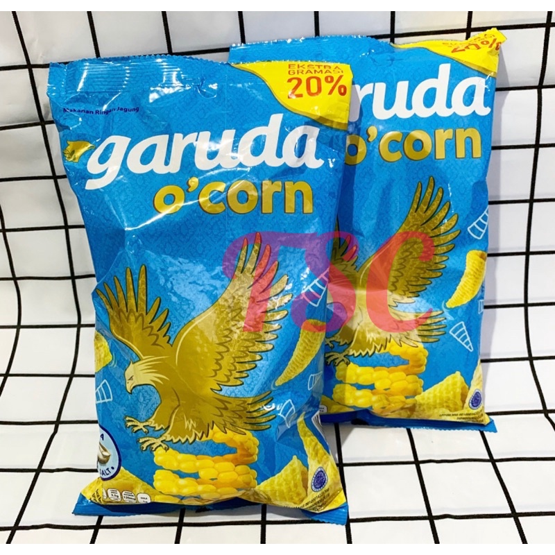 

GARUDA O'Corn Sea Salt 80gr Garuda O Corn Sea Salt Garuda makanan ringan jagung