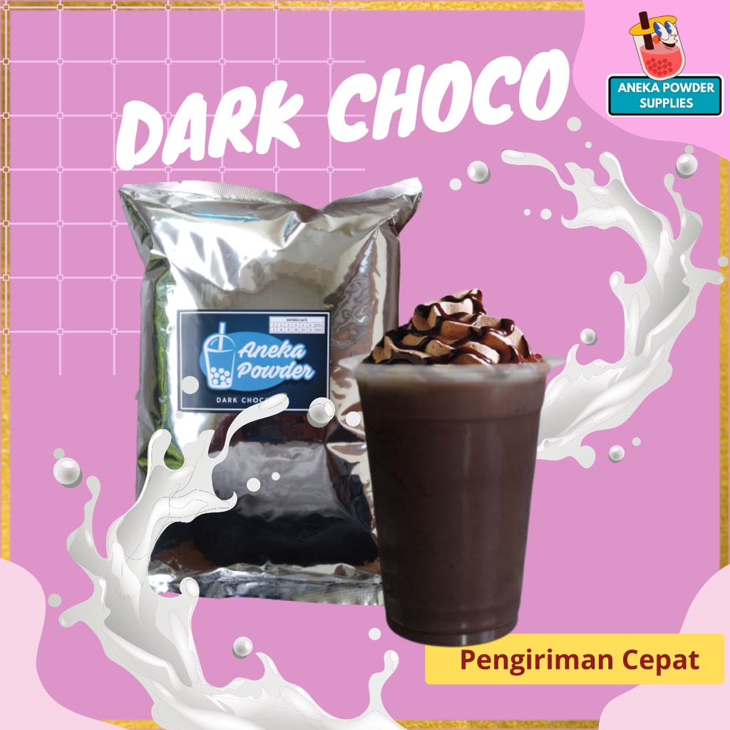 Jual Bubuk Minuman Rasa Dark Choco 1kg Serbuk Powder Minuman Untuk