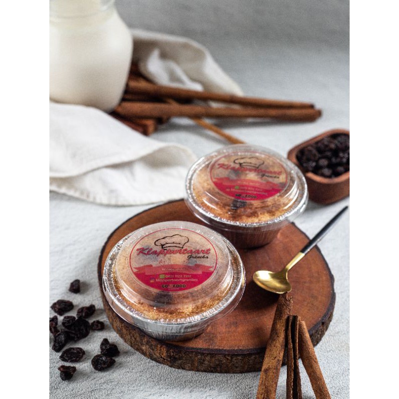 

Klappertaart Almond Uk.145ml, Cemilan Asli Khas Manado