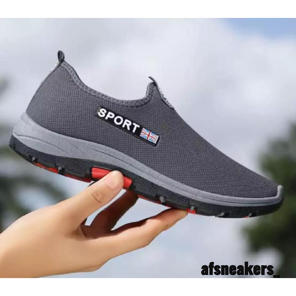ALLshoes Sepatu pria Sepatu slip on pria Sepatu slip on pria Slip on Sepatu Sneakers Casual Pria Sep