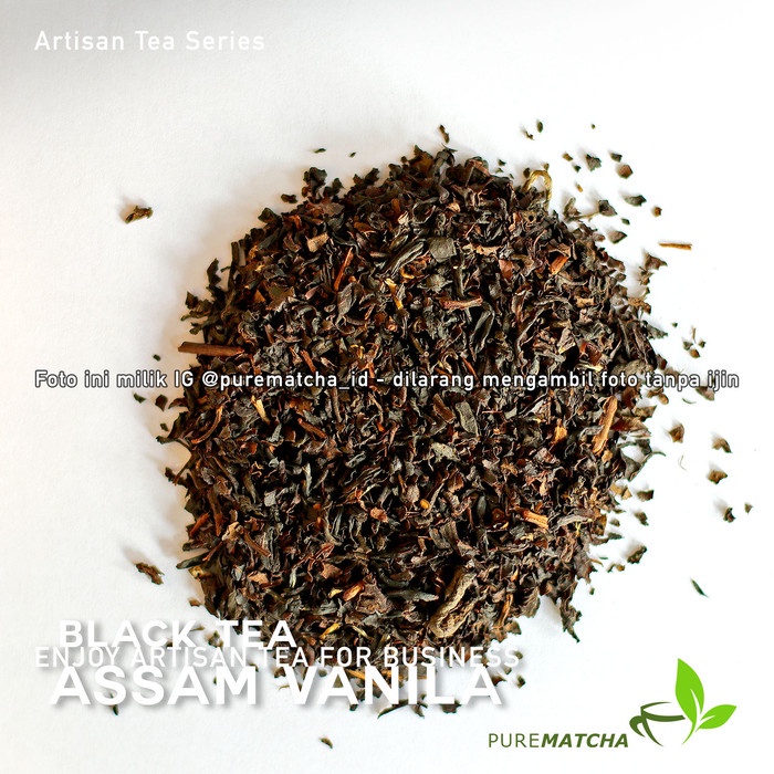 

TEH-DAUN- ARTISAN TEA CAFE - ASSAM BLACK TEA VANILLA 10GR TEH HITAM WANGI VANILI -DAUN-TEH.