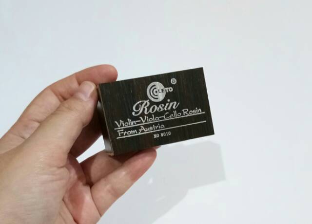 Rosin biola kotak kayu Leto from Austria untuk violin viola cello Erhu RB011