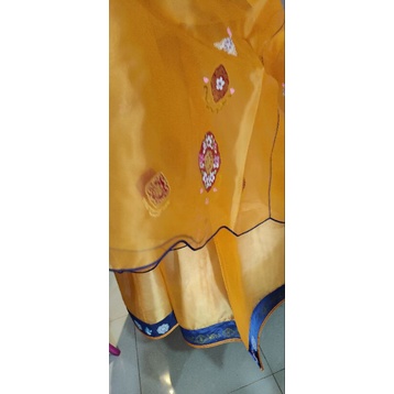 hanbok Korea kuning biru