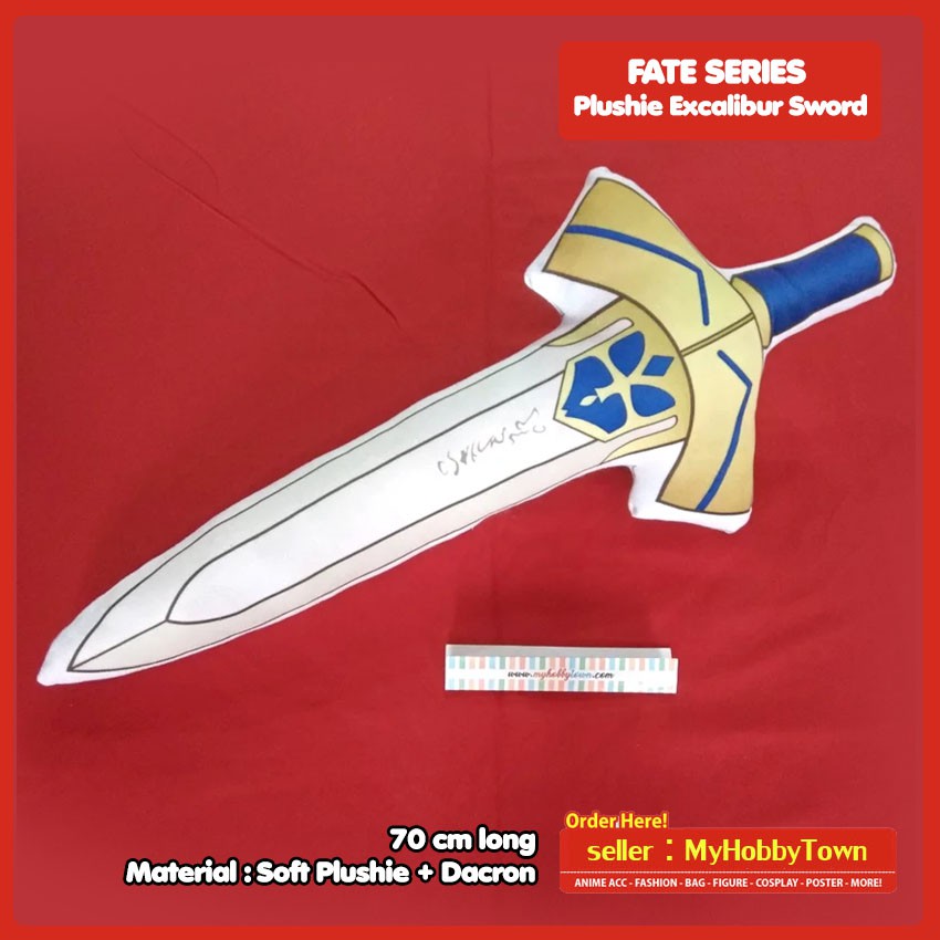 Bantal Anime Plushie Pedang Fate Excalibur Sword