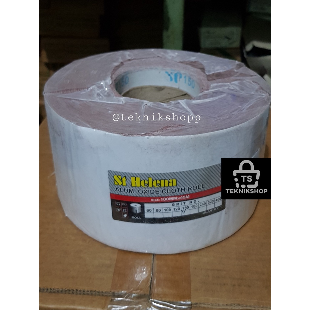 KERTAS PASIR GULUNG ST HELENA 150 / AMPLAS ROLL / KERTAS GOSOK METERAN