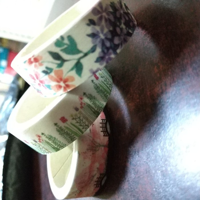 

Star Washi Tape Sakura Jepang Flower Soft /Selotip Murah