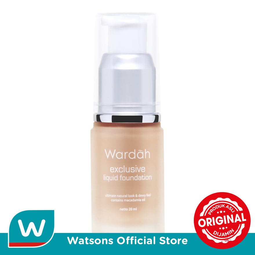 Wardah Exclusive Liquid Foundation Sheer Pink 03