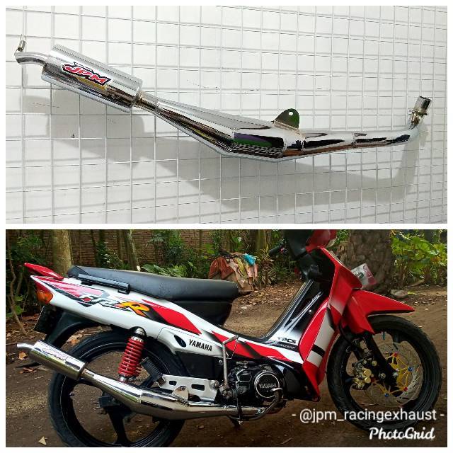 Knalpot Fiz R Standar racing Full Croom JPM