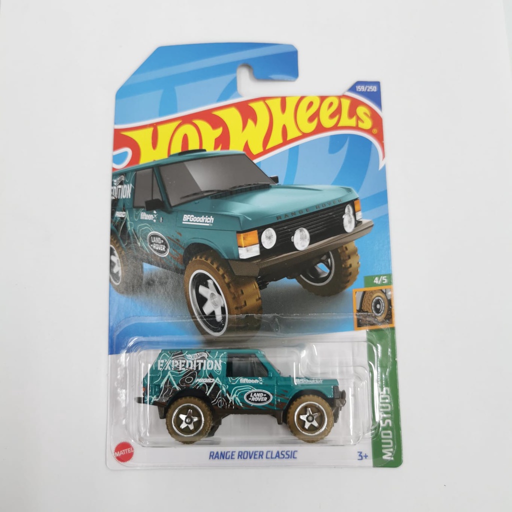 Diecast Hot Wheels H22 RANGE ROVER CLASSIC Hijau Land Rover Landy Jeep Expedition HW Hotwheels Mobil Mainan Anak