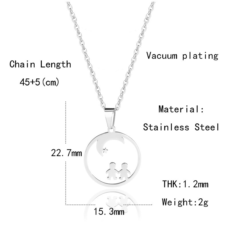 14 kinds of Korean style simple silver stainless steel clavicle chain does not rust men's and women's necklaces for girlfriends and boyfriends best factory wholesale