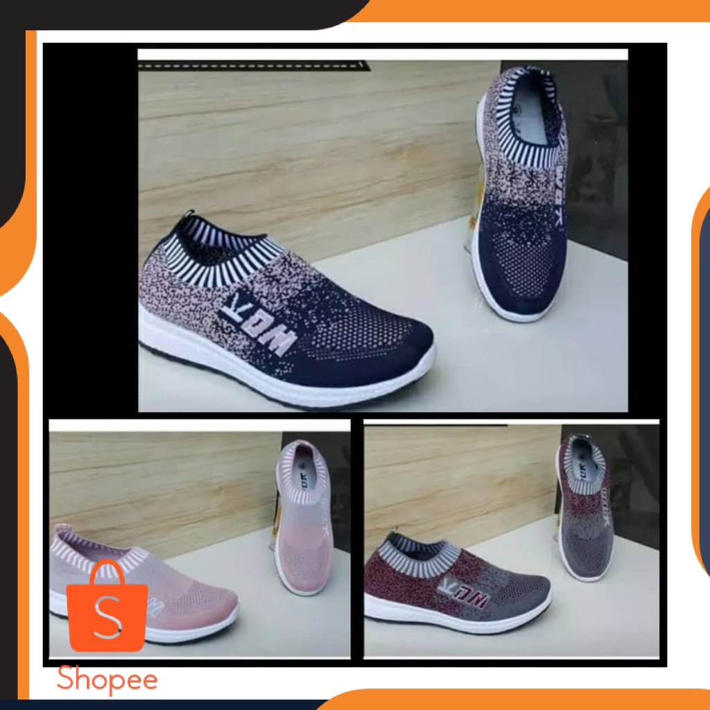 TERBARU PROMO - Sepatu Slip On Venom Wanita Pria VDM Sepatu Kets Kasual Cewek Cowok OK