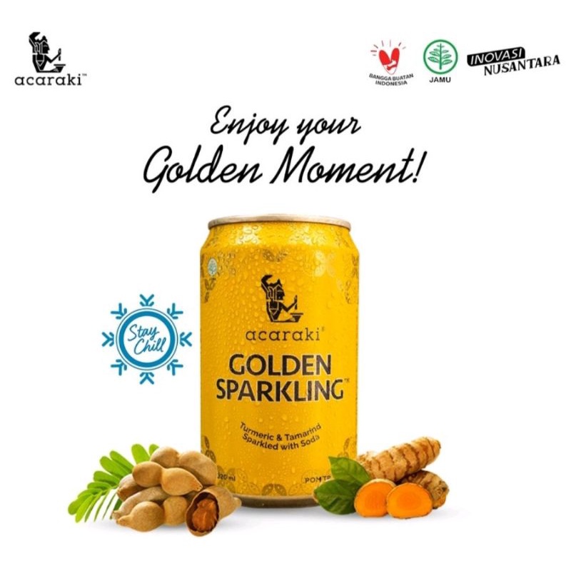 

Acaraki golden sparkling can 320 ml