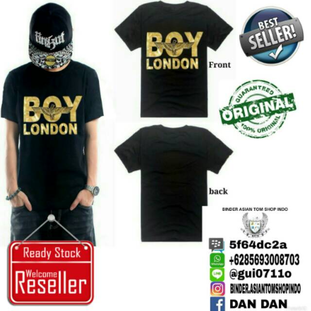 

BINDER TOMBOY KAOS BOY LONDON