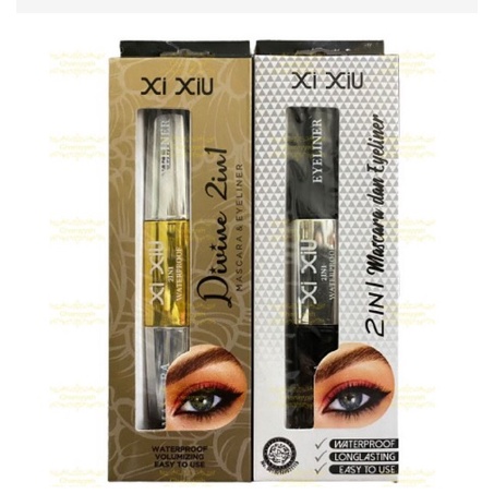 ✨SHASYA✨ XI XIU DIVINE 2 IN 1 MASCARA &amp; EYELINER - WATERPROFF LONG LASTING