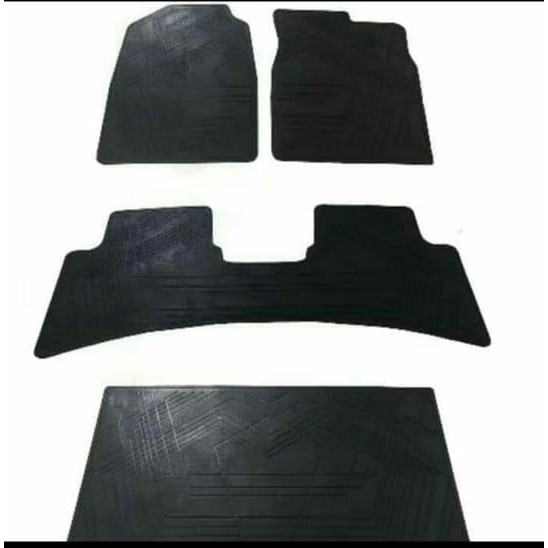 Karpet Lantai Full Set Mobil All New Brio Hitam