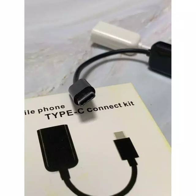 KABEL OTG TYPE C KE USB KONEKSI UNTUK HP YANG SUPPORT OTG