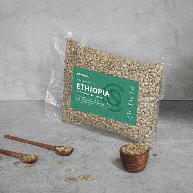 

NOAH'S BARN ETHIOPIA Guji Shakiso G1 Natural Green Beans 1Kg