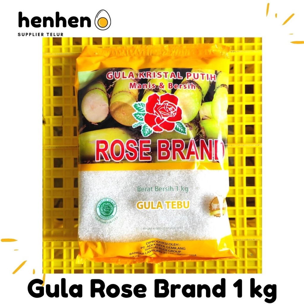 

Gula Pasir Rose Brand Kemasan 1 Kg Henhen