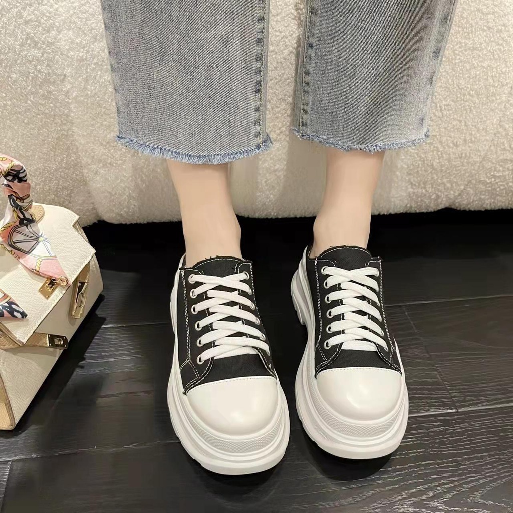 Free Box Sepatu Snekaers Korea Sneaker Wanita Terlaris Sepatu Kantoran NS997 Sepatu Wanita Import Fashion