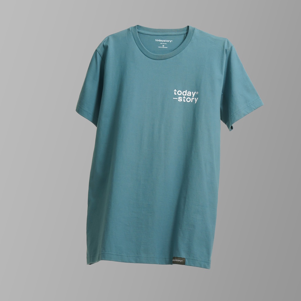 Kaos - Today Story - Finest Relaxed Tee - Blue Stone