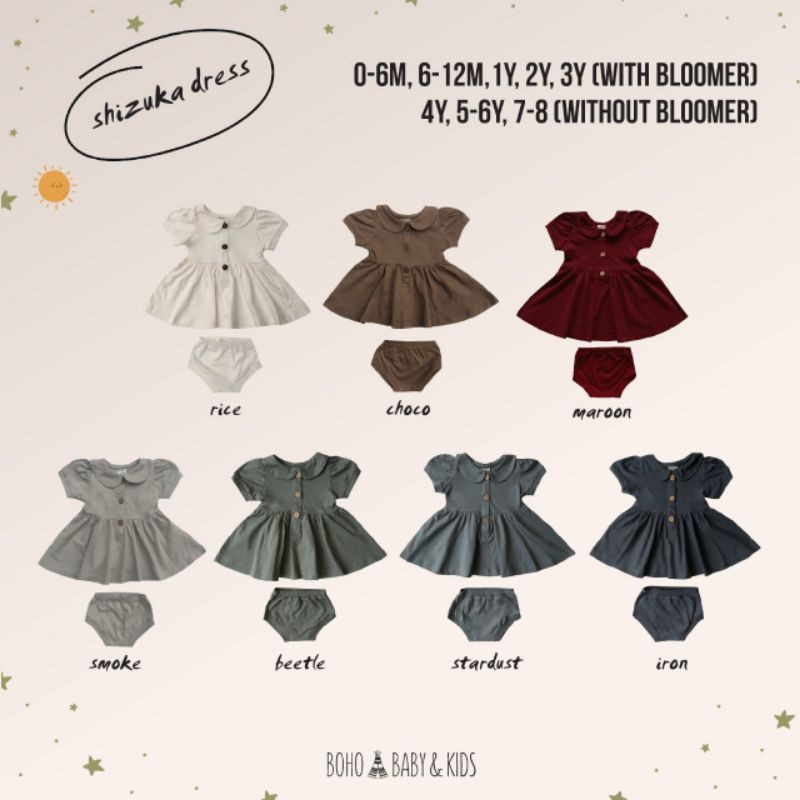 SHIZUKA DRESS ANAK BAYI BOHOBABY SURABAYABABY-3