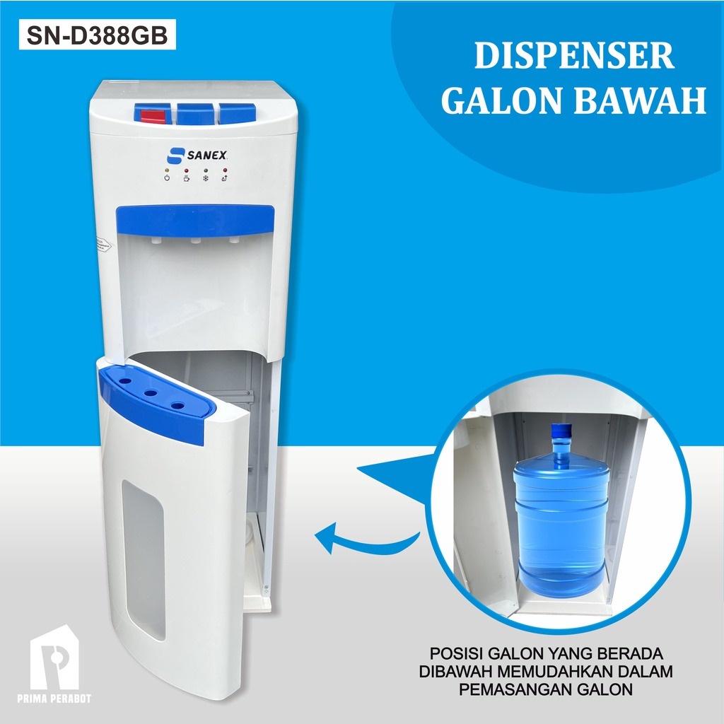 DISPENSER GALON BAWAH SANEX NEW D-388GB