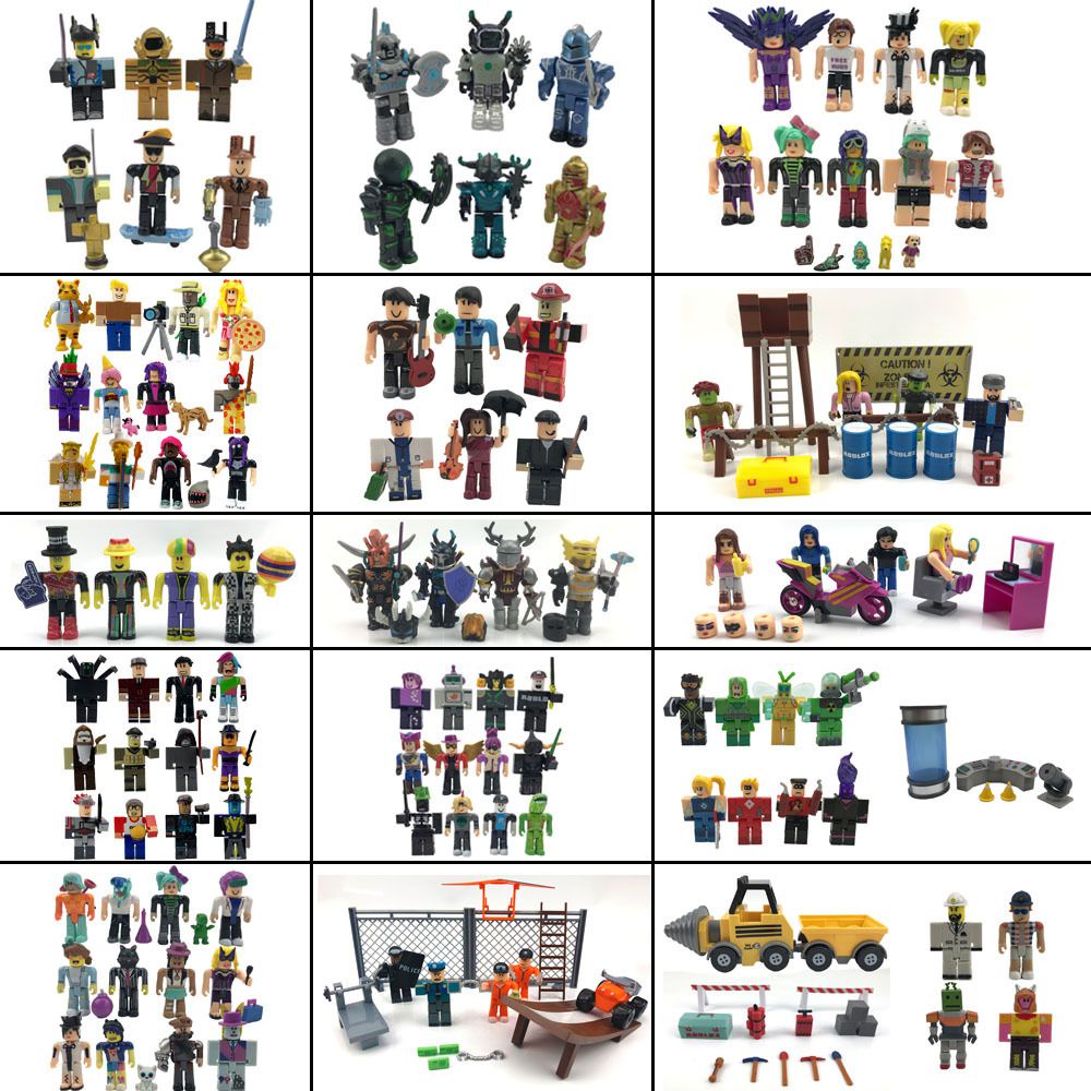 Roblox Action Figure Set Robot Boys Girls Gift Toy Cake Topper Collection Merchandise