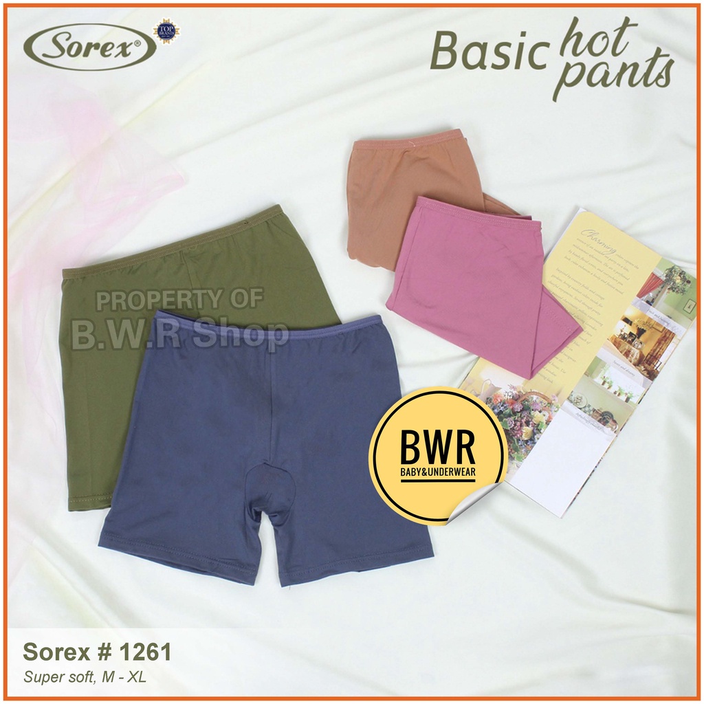 Short Sorex 1261 1262 Super Soft / CD Sorex Celana Dalam Boxer Wanita Boxer Sorex Hot Pants | Bwr