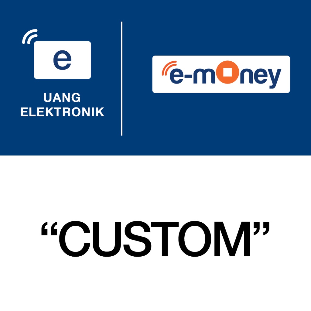 CUSTOM E-MONEY MANDIRI CETAK ETOLL | CARDSKINS