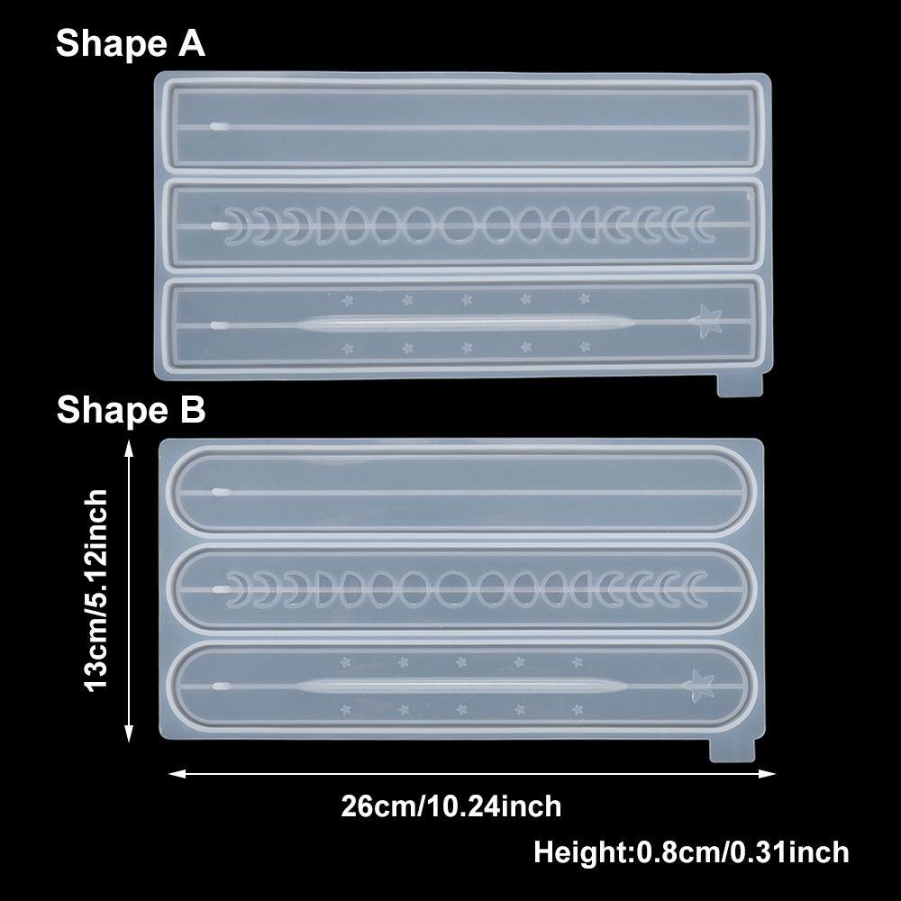 Preva Cetakan Resin Bintang DIY Kerajinan Dupa Stik Holder Membuat Perhiasan Cetakan Cetakan Silikon Untuk Resin