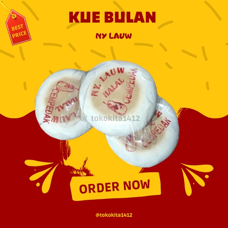 Kue Bulan Ny Lauw Asli Tong Cu Pia Mooncake Phia Kue Roda Halal