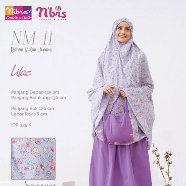 Mukena muslimah nibras NM 11